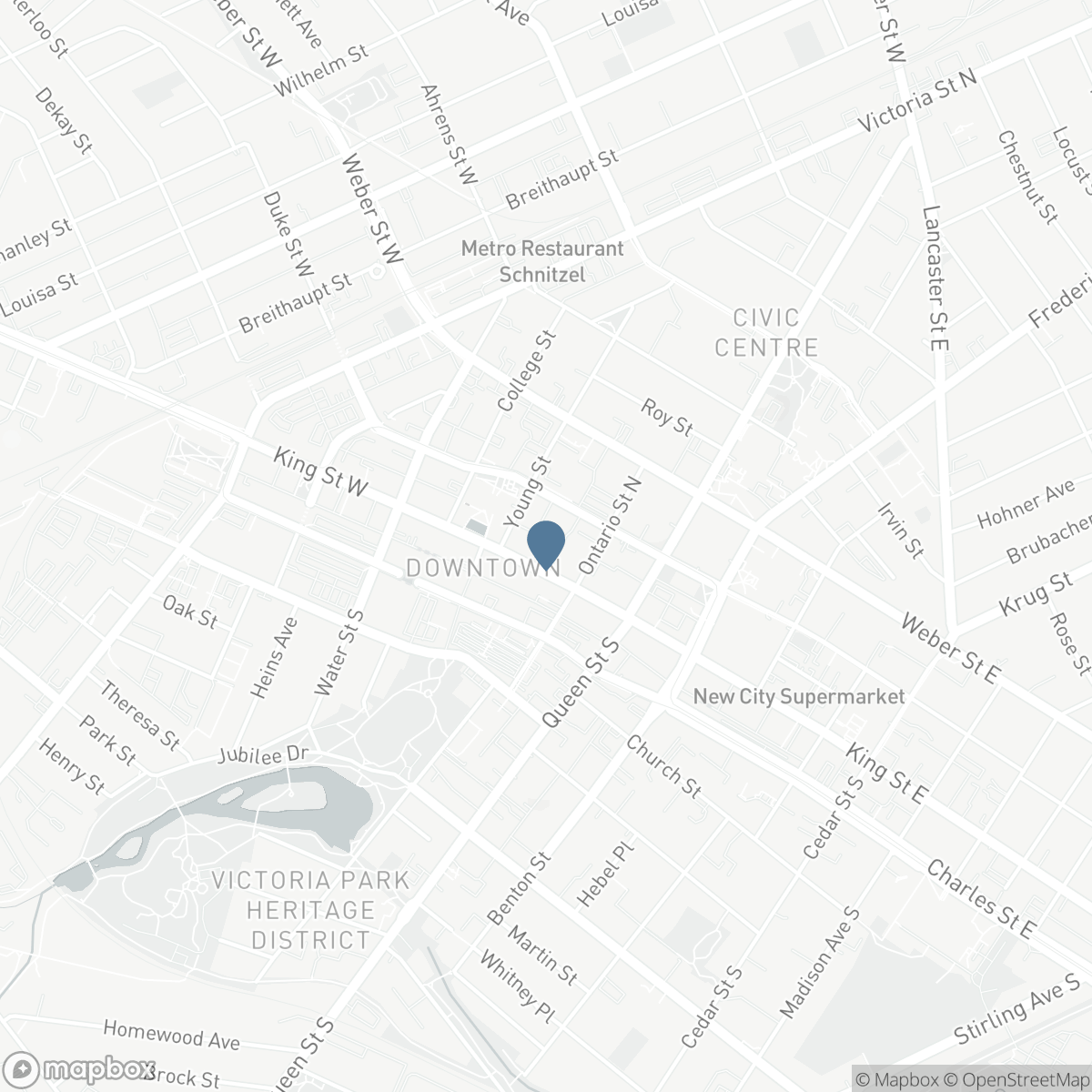 216 - 55 DUKE STREET W, Kitchener, Ontario N2H 0C9